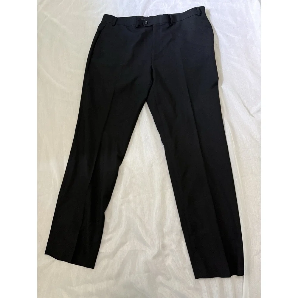 Lauren Ralph Lauren Total Comfort Men's Black 100% Wool Pants Size W40/L32